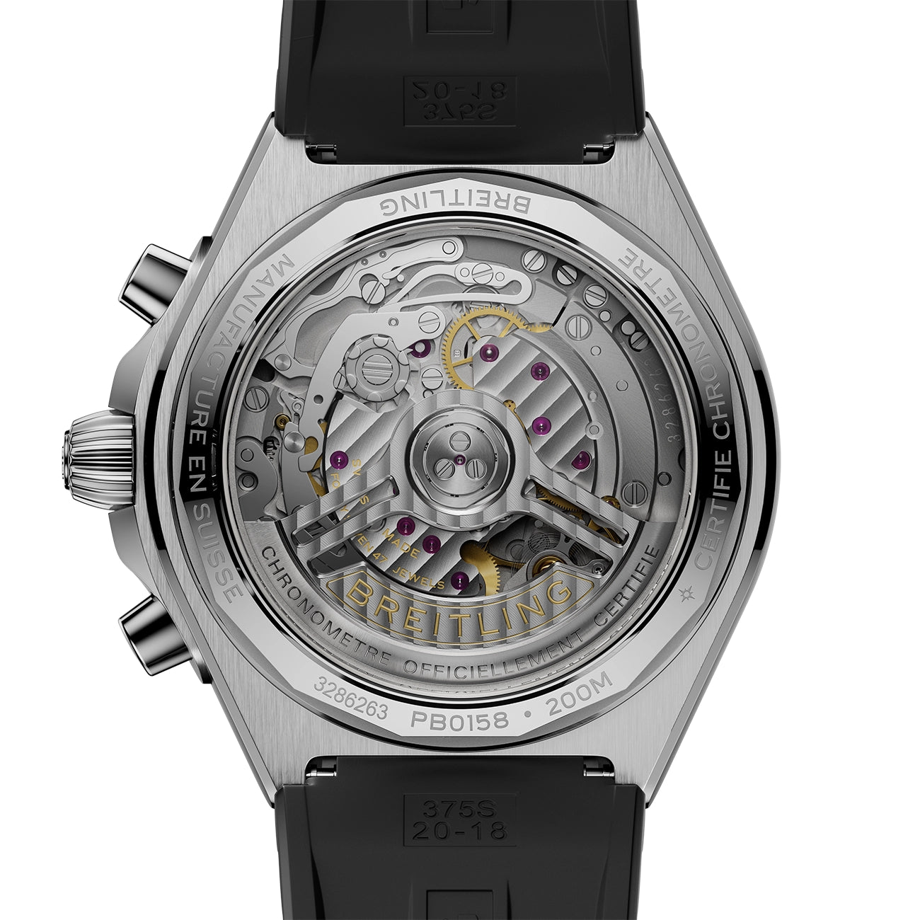 Breitling Chronomat B01 42 Rubber Strap - Ice Blue Dial