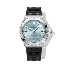 Breitling Chronomat B31 40 Platinum on Rubber Strap - Ice Dial