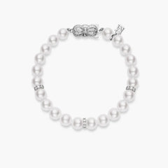 Mikimoto Pearl and Diamond Bracelet