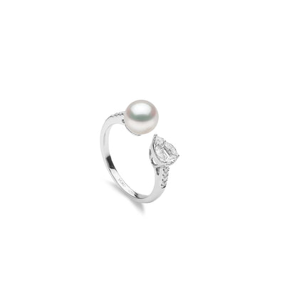 Yoko London Starlight Pearl and Diamond Spectrum Ring - Yoko London product