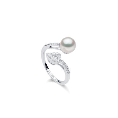 Yoko London Starlight Pearl and Diamond Lumina Ring - Yoko London product