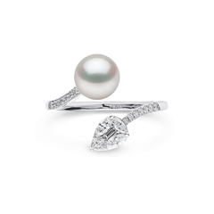 Yoko London Starlight Pearl and Diamond Lumina Ring