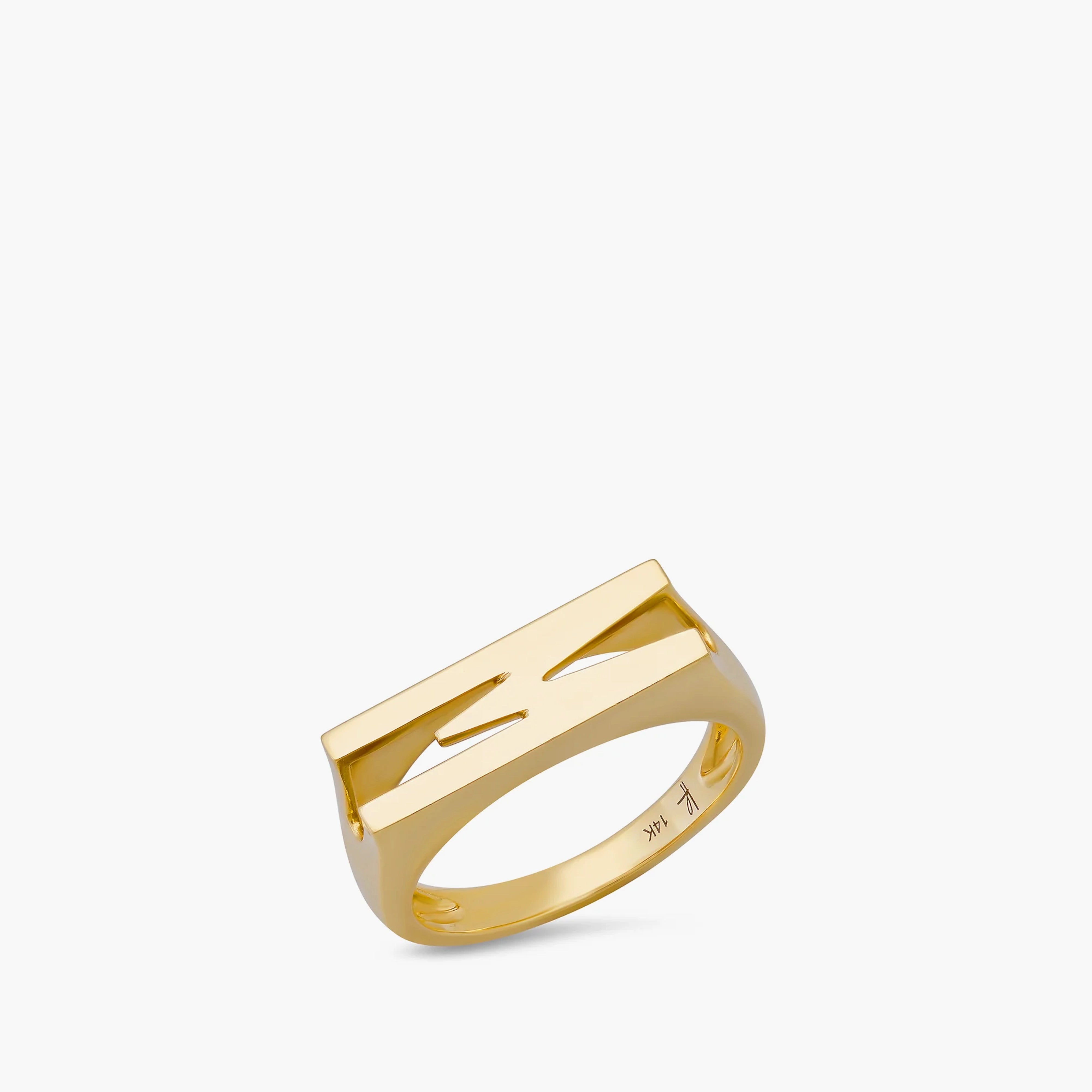 Helena Rose Classic Initial Ring