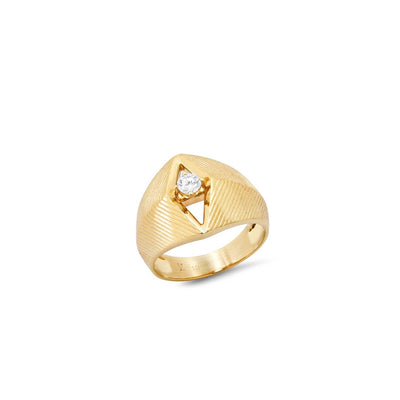 Helena Rose Diamond Rhombus Ring - J.R.DUNN product