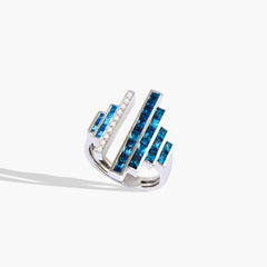 Bellarri Kaleidoscope Blue Topaz Ring