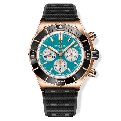 Breitling Super Chronomat B01 44 Miami Dolphins Red Gold Watch - Breitling product