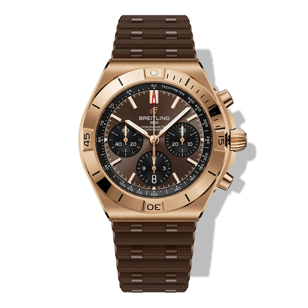 Breitling Chronomat B01 42 Rubber Strap - Chocolate Dial