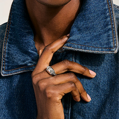 John Hardy Icon Stud 9mm Silver Ring