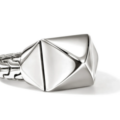 John Hardy Icon Stud 11.5mm Silver Ring