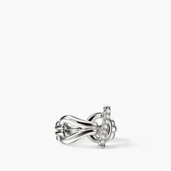 John Hardy Surf Diamond Toggle Ring