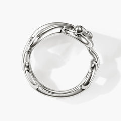 John Hardy Surf Diamond Toggle Ring