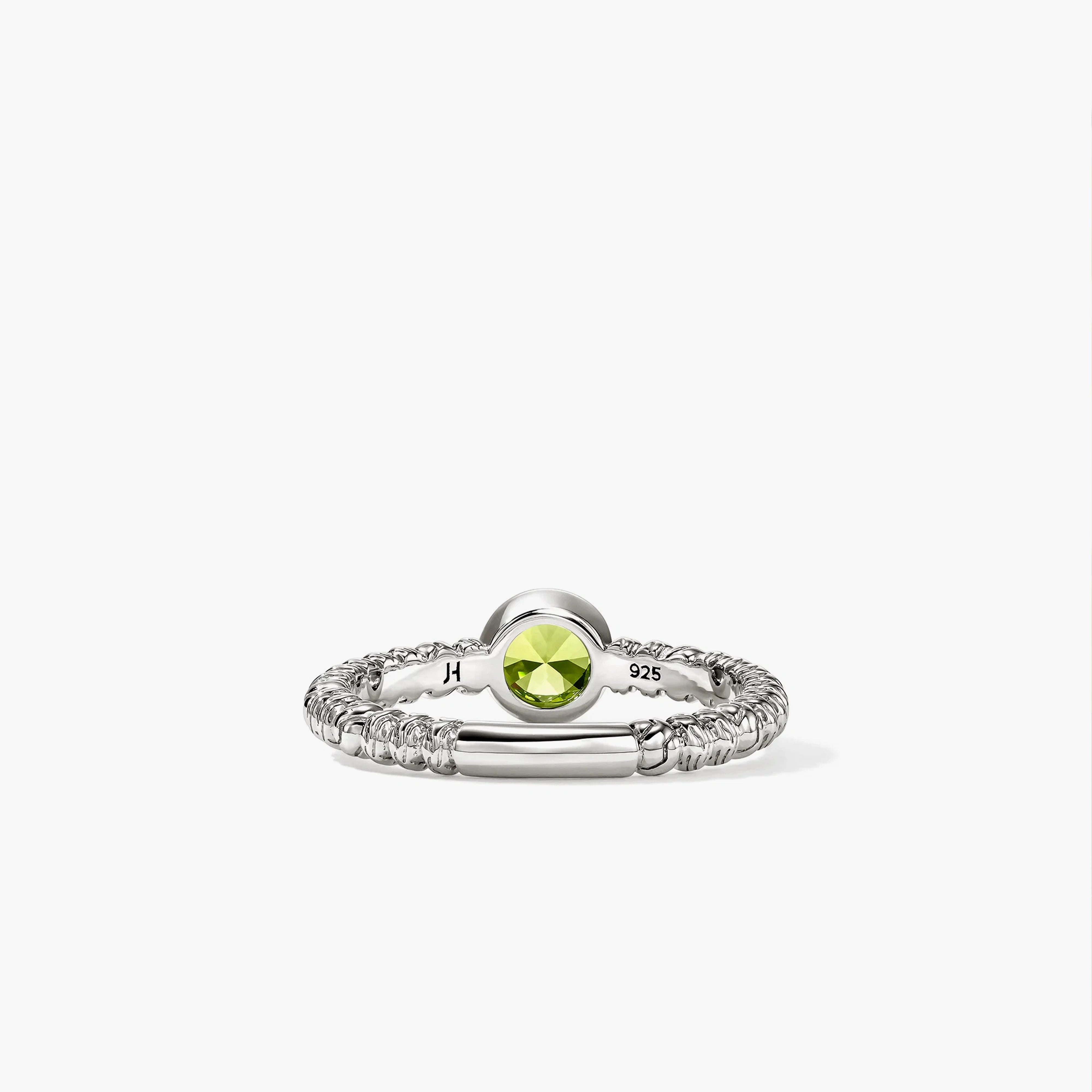 John Hardy Heishi Gem Peridot Ring