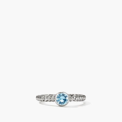 John Hardy Heishi Gem Swiss Blue Topaz Ring - John Hardy  product
