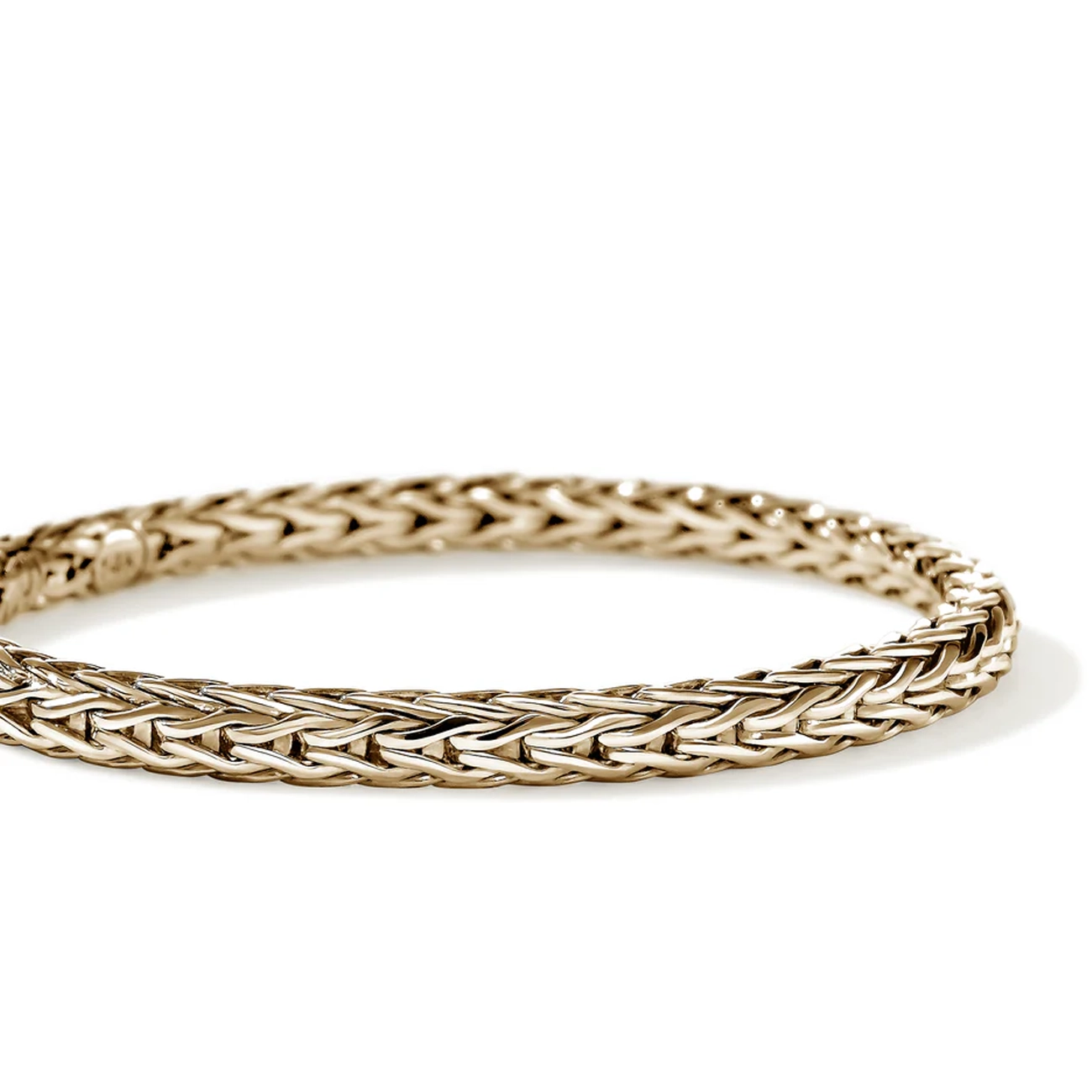 John Hardy Icon Gold 1.8mm Chain Ring