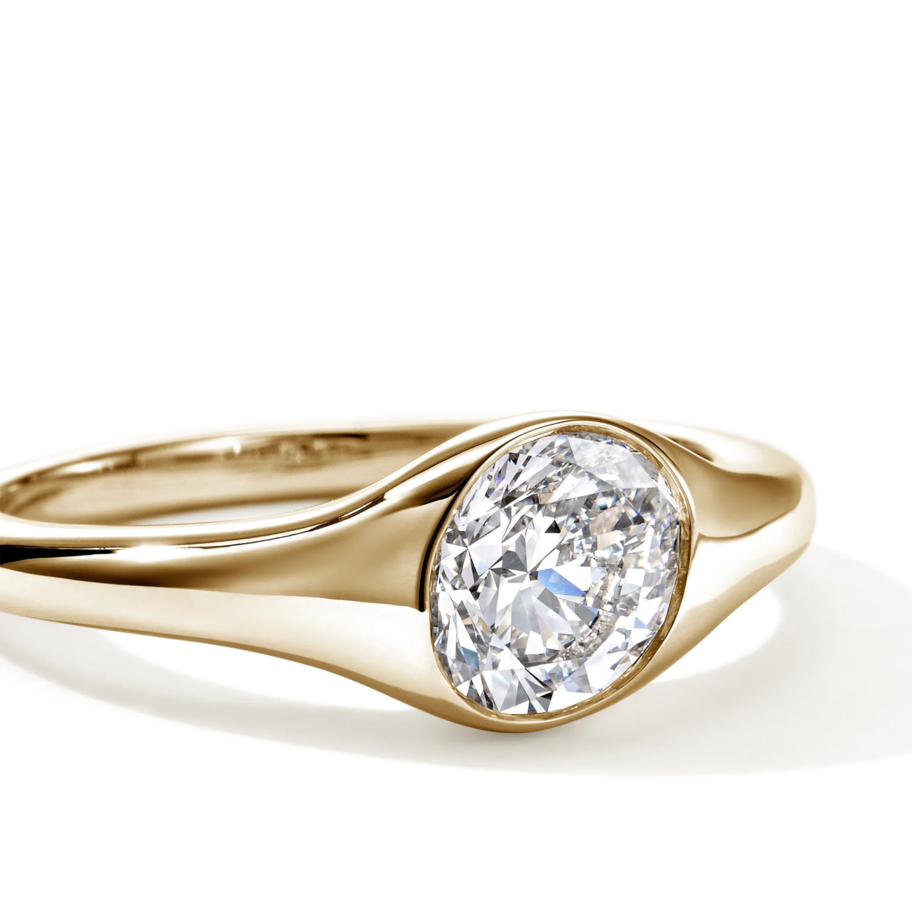 John Hardy Lovestruck 1.25ctw Lab Grown Diamond Gold Ring