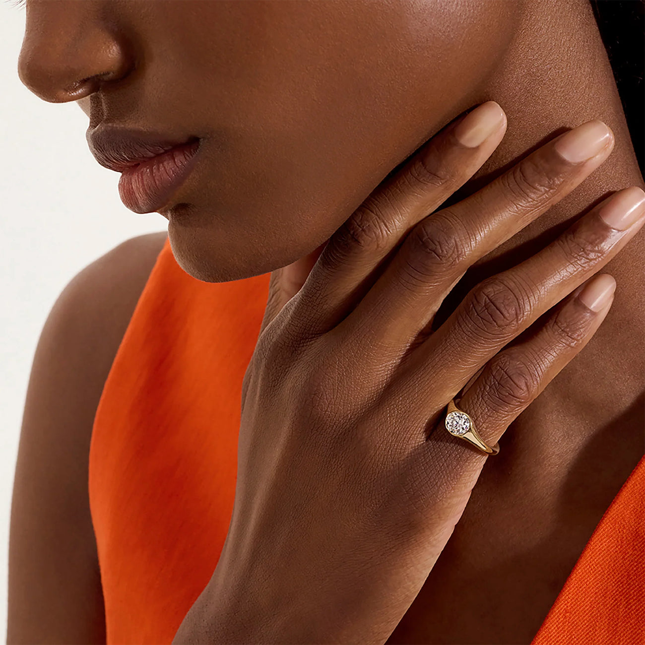 John Hardy Lovestruck 1.25ctw Lab Grown Diamond Gold Ring