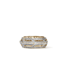 John Hardy Icon 50 Diamond Pave 8mm Ring