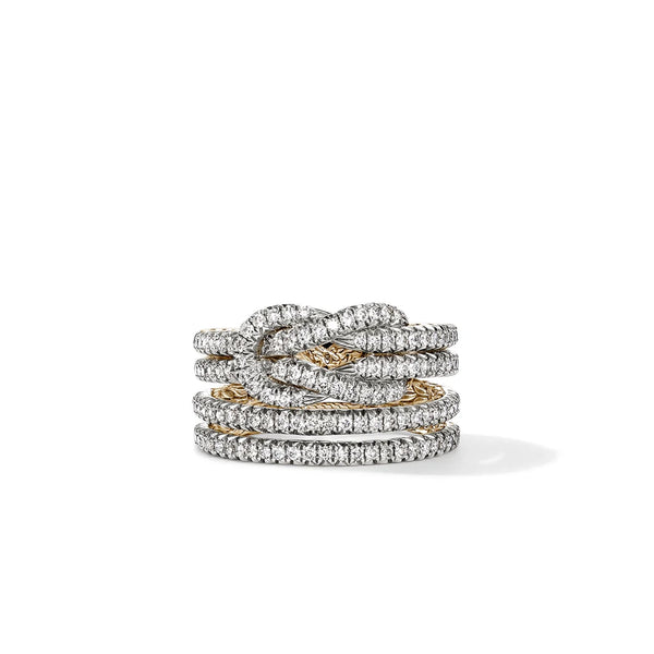 John Hardy Love Knot Diamond Pavé Ring