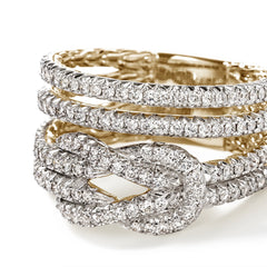 John Hardy Love Knot Diamond Pavé Ring