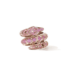 John Hardy Artisan Series Naga Pink Sapphire Wrap Ring