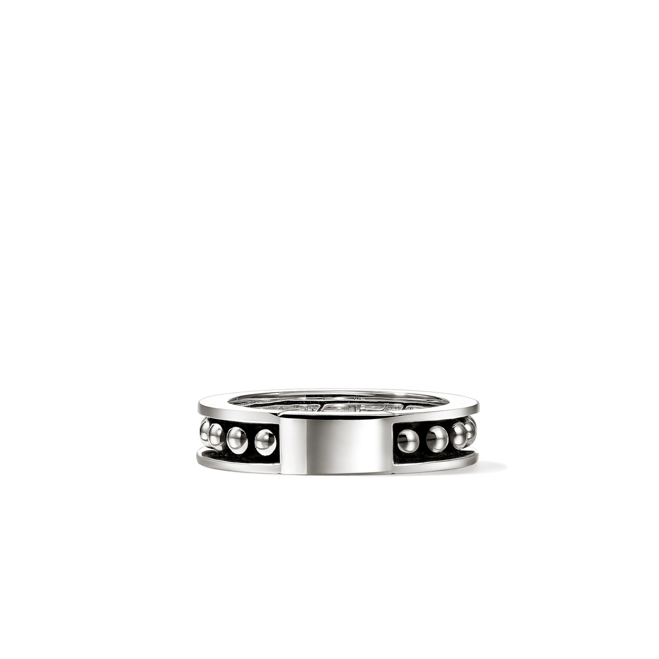 John Hardy Nailhead Silver 5mm Band Ring