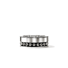 John Hardy Nailhead Silver 9mm Band Ring