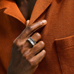 John Hardy Nailhead Silver 9mm Band Ring
