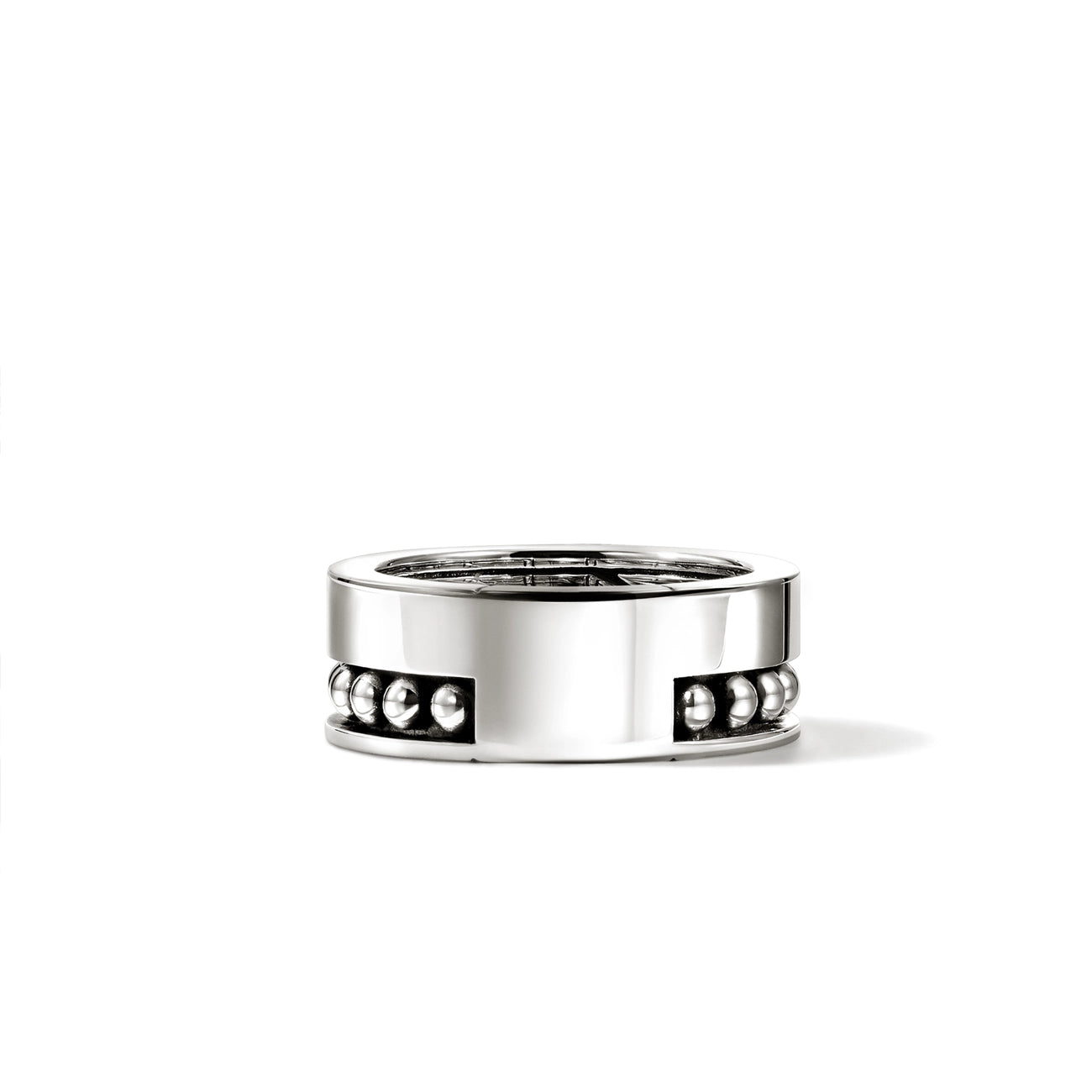 John Hardy Nailhead Silver 9mm Band Ring