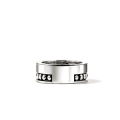 John Hardy Nailhead Silver 9mm Band Ring
