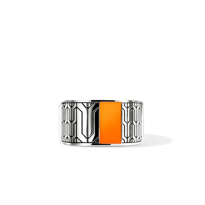 John Hardy Icon 50 Orange Enamel Signet Ring - John Hardy product