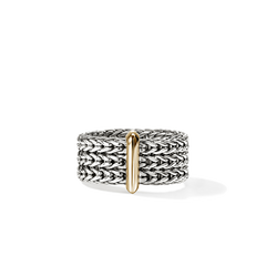 John Hardy Icon Link Two-Tone 9mm Bar Ring