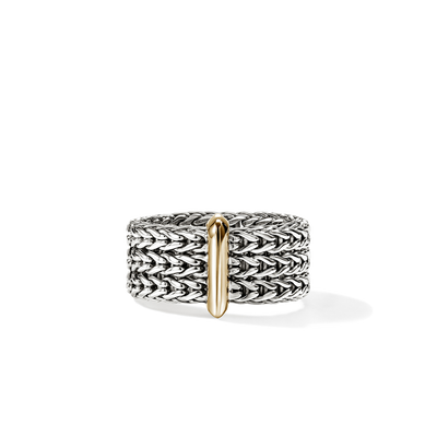 John Hardy Icon Link Two-Tone 9mm Bar Ring - John Hardy product