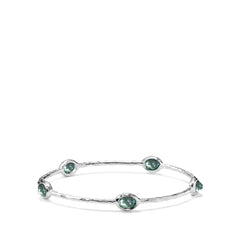 Ippolita Rock Candy 5-Stone Blue Topaz and Pyrite Doublet Bangle