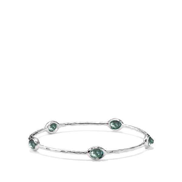 Ippolita Rock Candy 5-Stone Blue Topaz and Pyrite Doublet Bangle