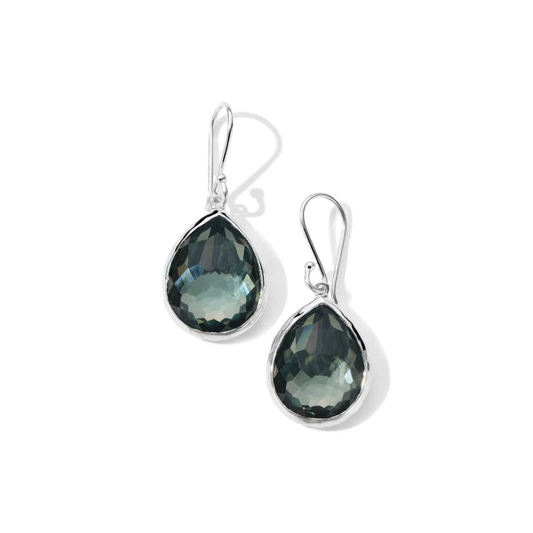 Ippolita Rock Candy Blue Topaz and Pyrite Doublet Teardrop Earrings