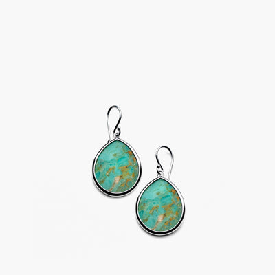 Ippolita Polished Rock Candy Green Turquoise Small Teardrop Earrings - Ippolita product