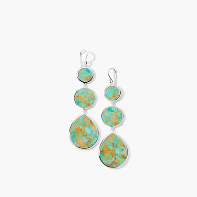 Ippolita Polished Rock Candy Green Turquoise Crazy 8's Earrings - Ippolita product