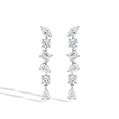 2 Carat Fancy-Shape Diamond Dangle Earrings - Private Label product
