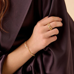 Marco Bicego Marrakech Diamond Station Coil Bangle Bracelet