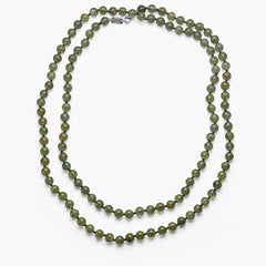 Ippolita Long Green Apatite Bead Necklace