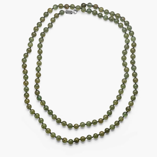 Ippolita Long Green Apatite Bead Necklace