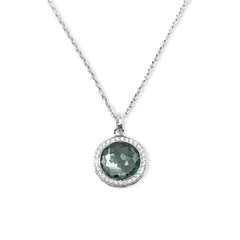 Ippolita Lollipop Blue Topaz and Pyrite Pavé Mini Teardrop Pendant Necklace
