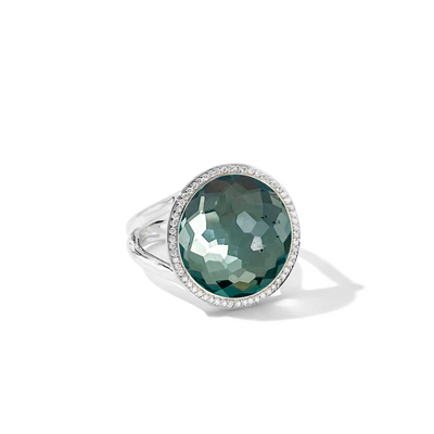 Ippolita Lollipop Blue Topaz and Pyrite Pavé Ring - Ippolita product