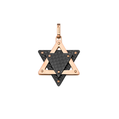 Baraka Carbon Fiber Star of David Pendant - J.R.DUNN product