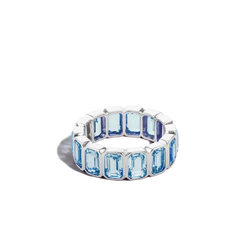 9 Carat Swiss Topaz Eternity Ring