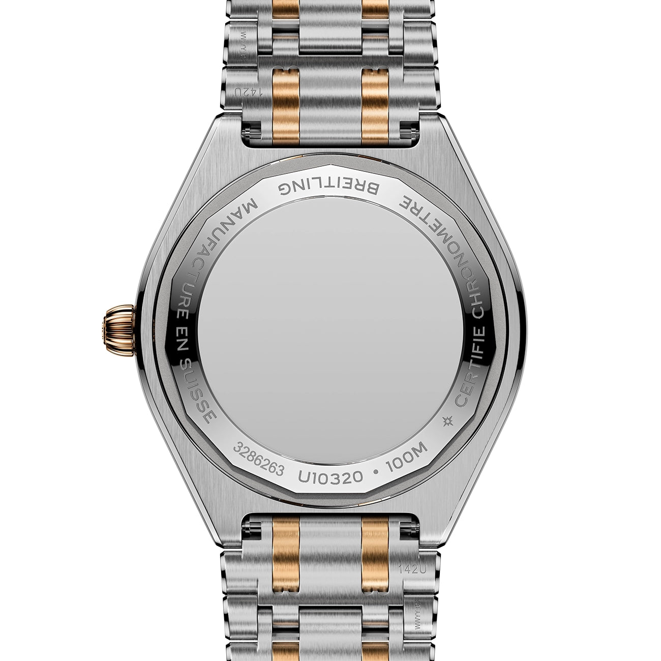 Breitling Chronomat B10 36 Two Tone - White Mother of Pearl Dial