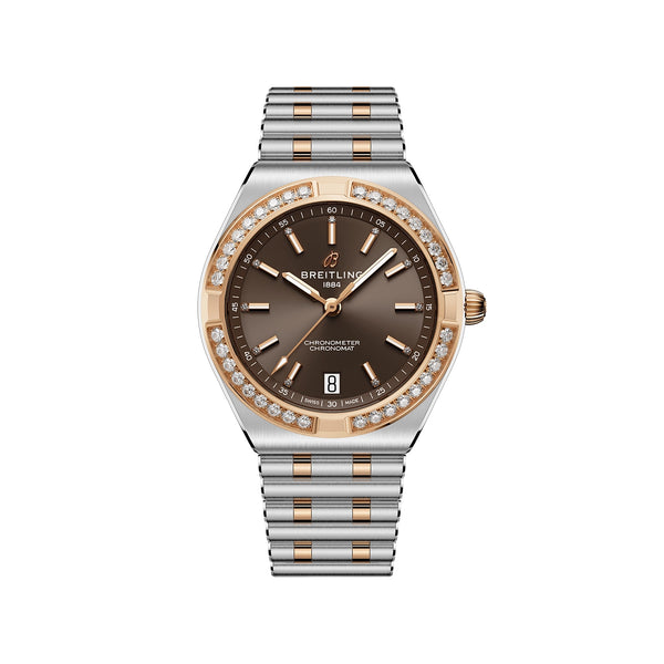 Breitling Chronomat B10 36 Two Tone - Chocolate Dial