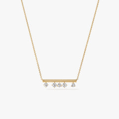 Hearts on Fire Barre Floating Diamond Pendant Necklace