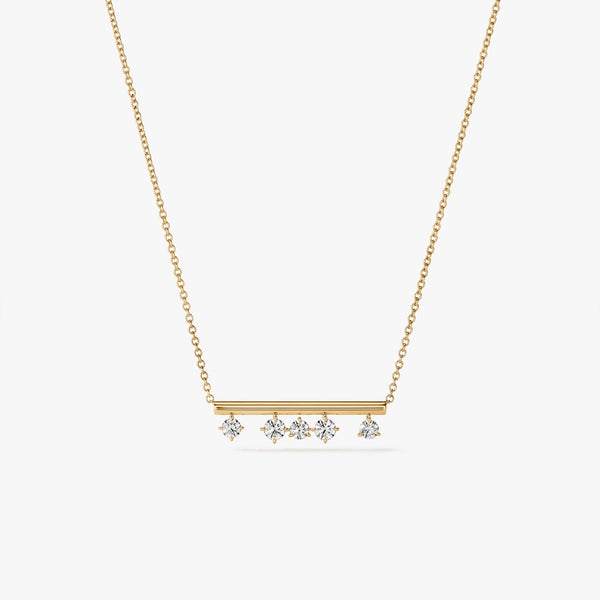 Hearts on Fire Barre Floating Diamond Pendant Necklace
