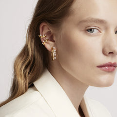Hearts On Fire BARRE Floating Diamond Small Hoops